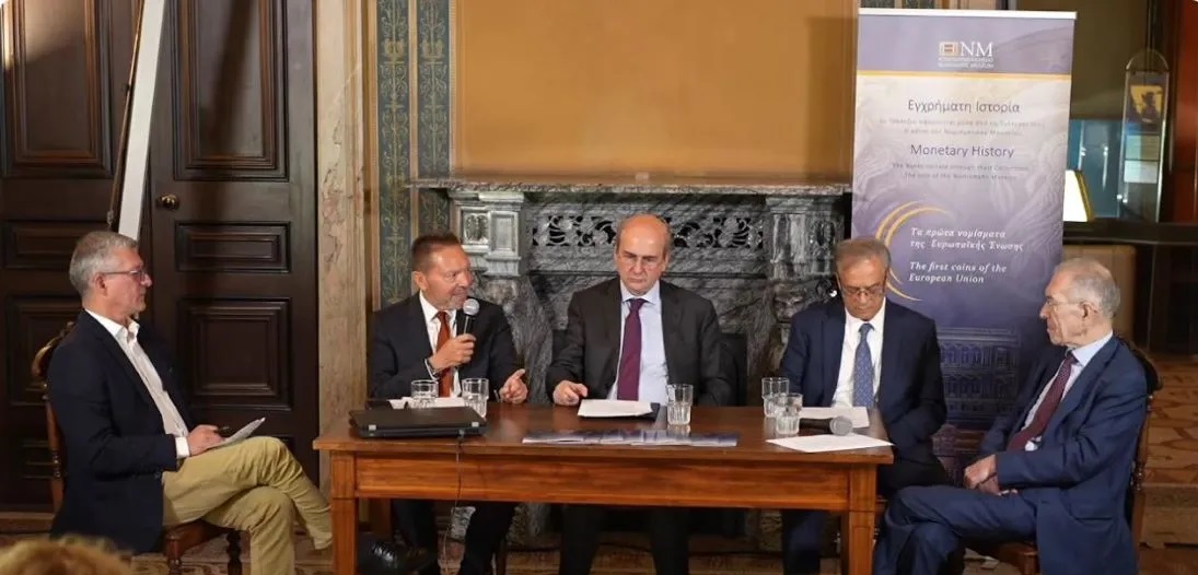 Γιάννης Στουρνάρας και Κωστής Χατζηδάκης