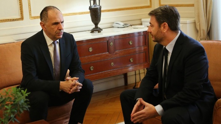 50 λεπτά κράτησε η συνάντηση Ανδρουλάκη - Γεραπετρίτη