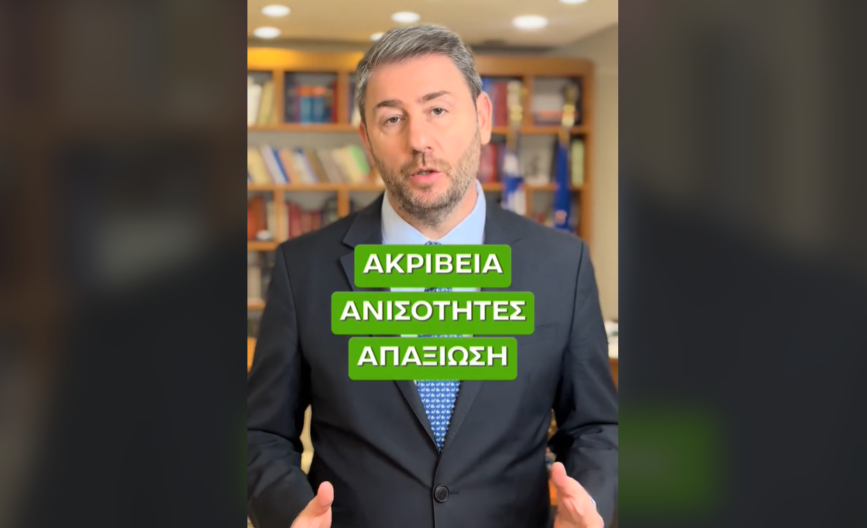 Από το TikTok ο Ν. Ανδρουλάκης καταγγέλει τις ολιγοπωλιακές πρακτικές