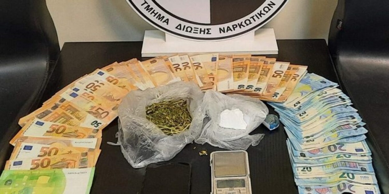 Κρήτη: Συνελήφθη νεαρός με χασίς, κοκαΐνη και πάνω από 3.500 ευρώ στο σπίτι του