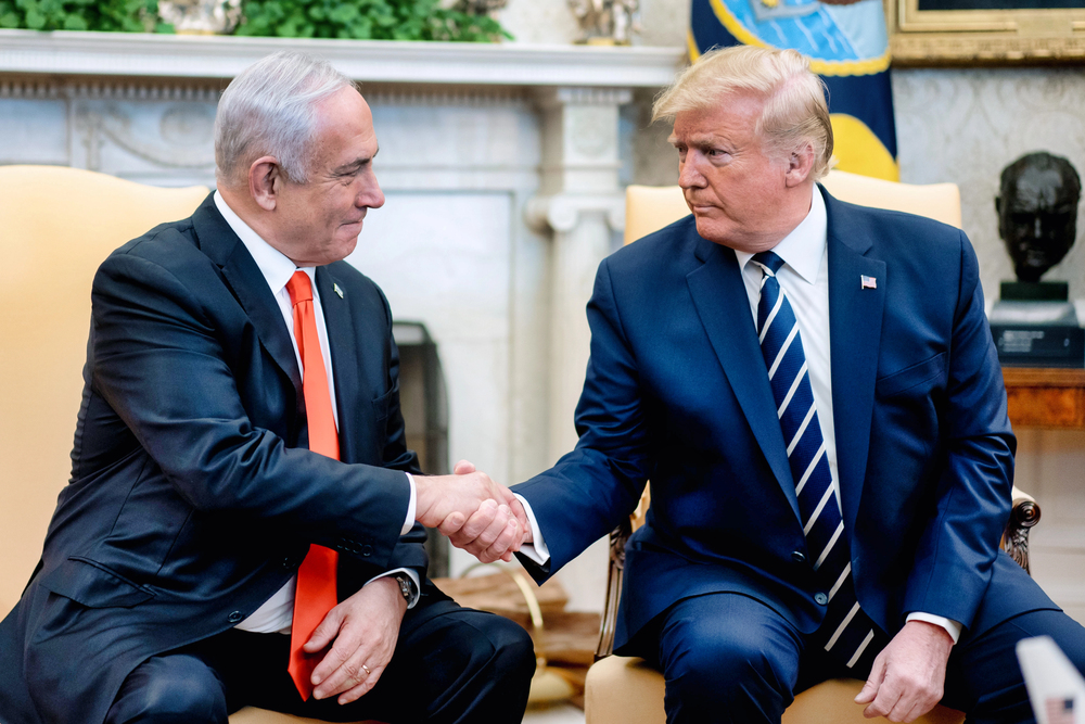 benjamin netanyahu donald trump Νετανιάχου Τραμπ