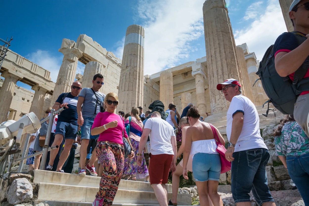 Ακρόπολη Τουριστες